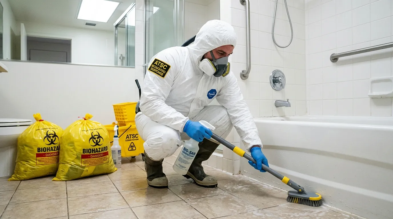 Decontamination equipment deployed for Blood Cleanup in Valley Falls